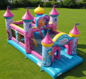T2-8403 Shimmer & Shine Inflatable Castles