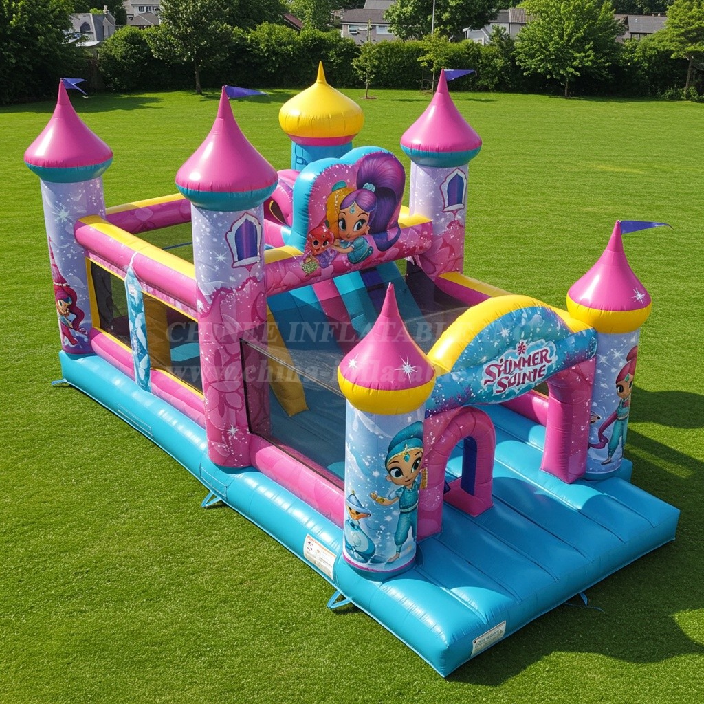 T2-8403 Shimmer & Shine Inflatable Castles