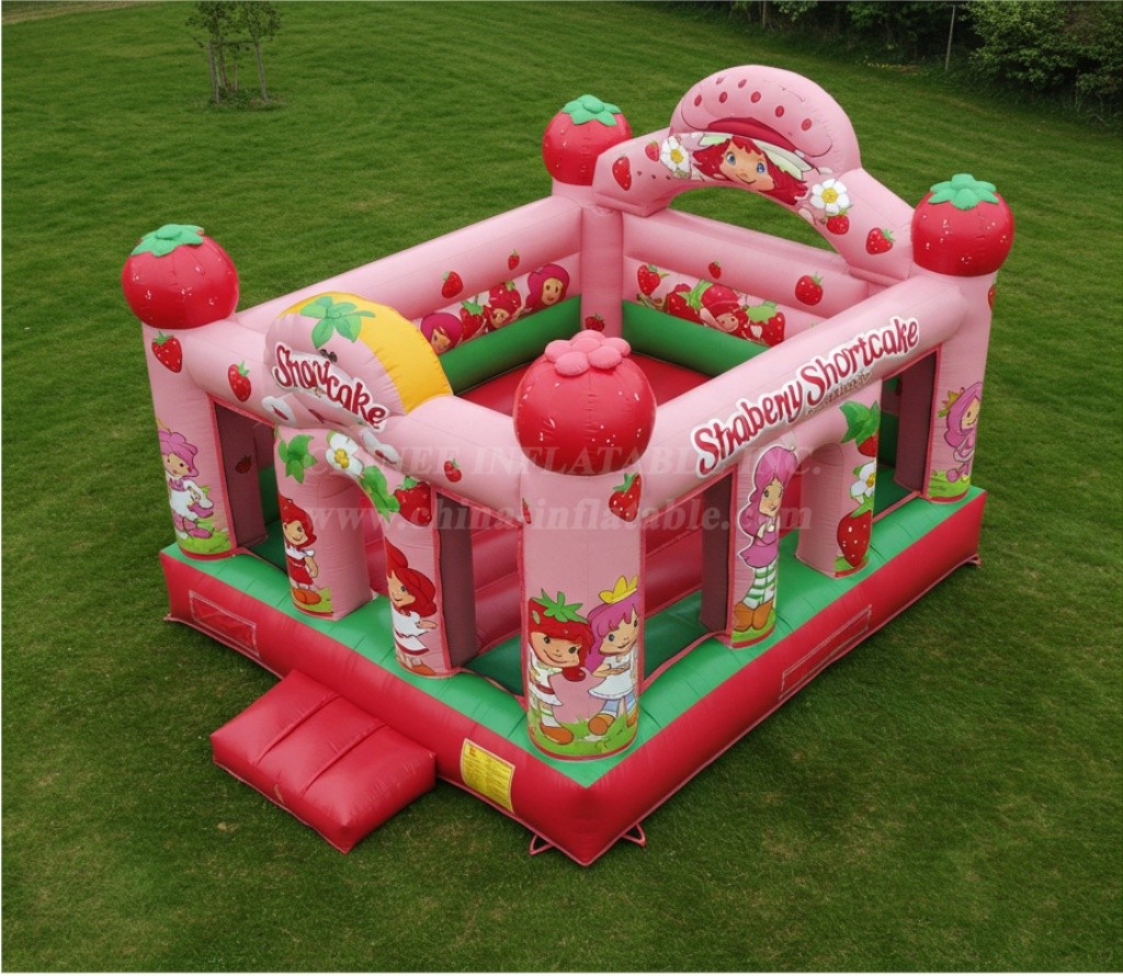 T2-8420 Strawberry Shortcake Inflatable Bouncer