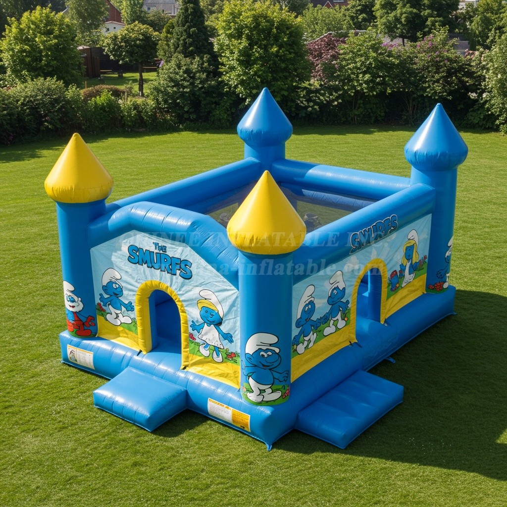 T2-8425 The Smurfs Inflatable Castles