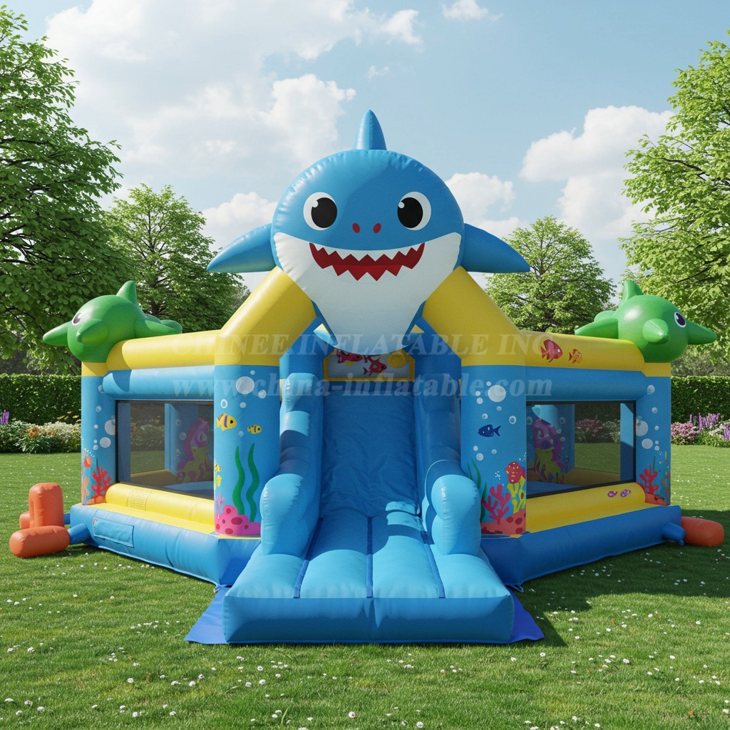T2-8515 Baby Shark Inflatable Combos