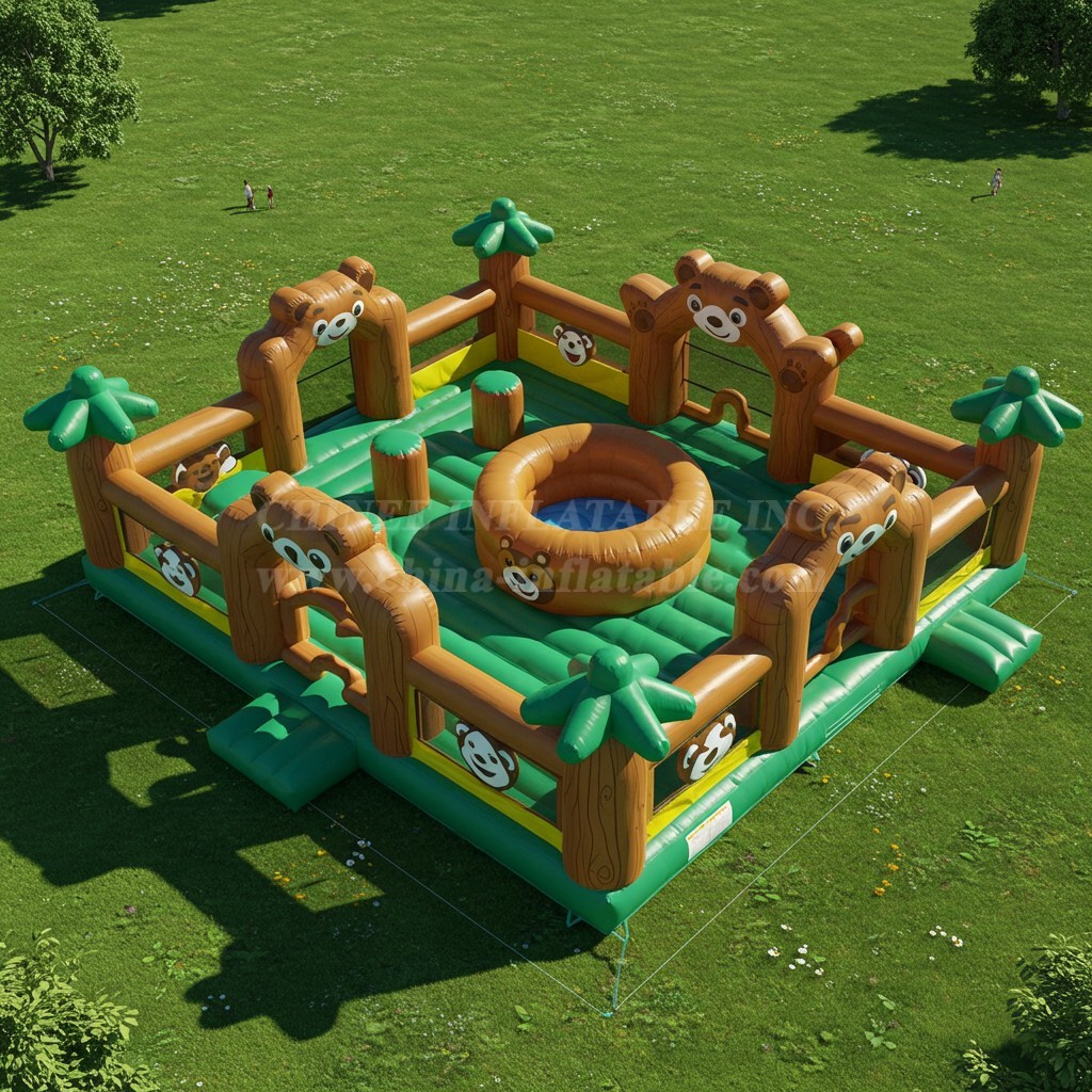 T2-8520 Boonie Bears Inflatable Bouncer