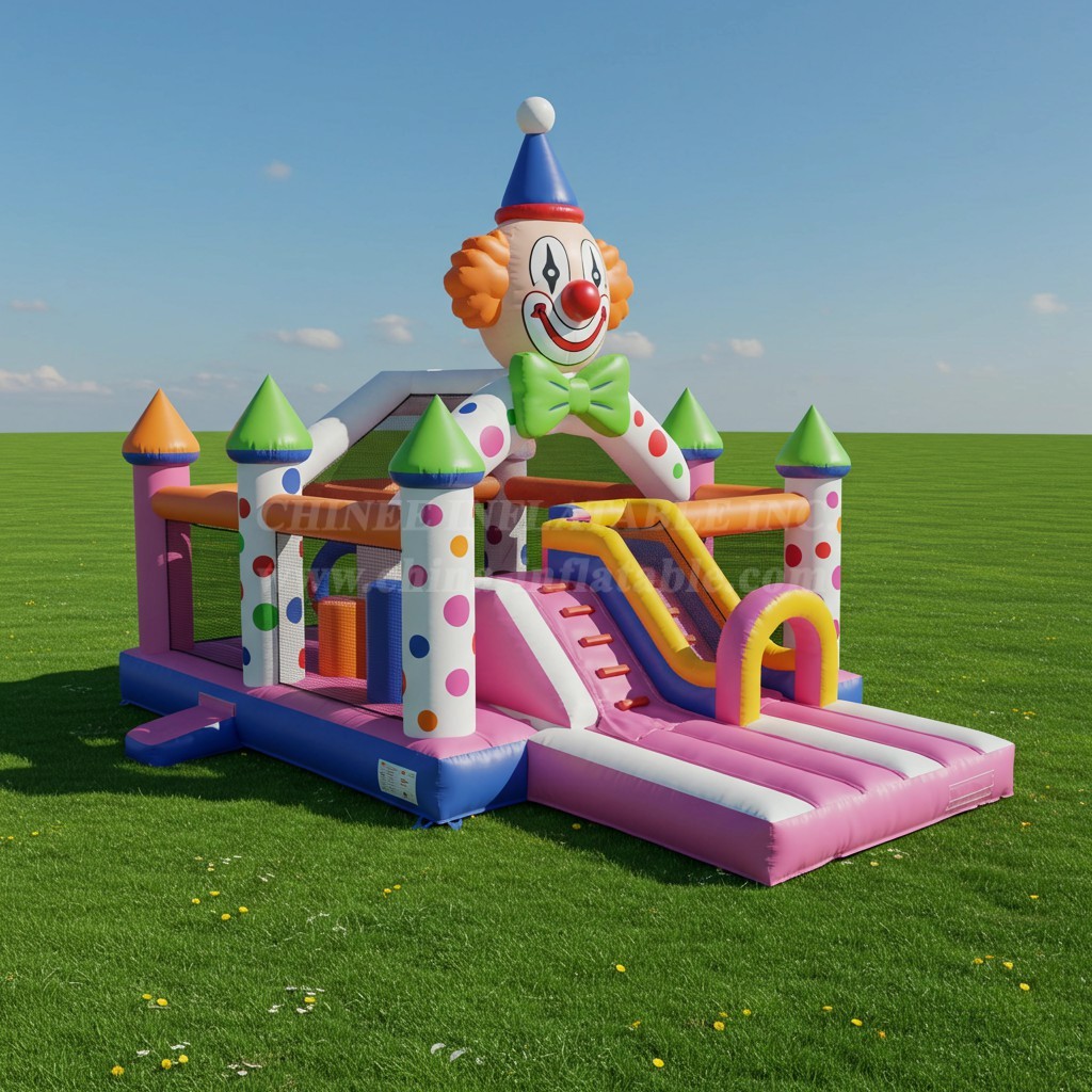T2-8523 Clown Inflatable Castles