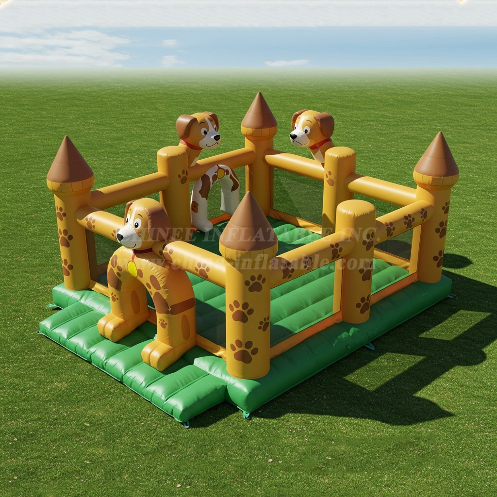 T2-8525 Dog Inflatable Castles