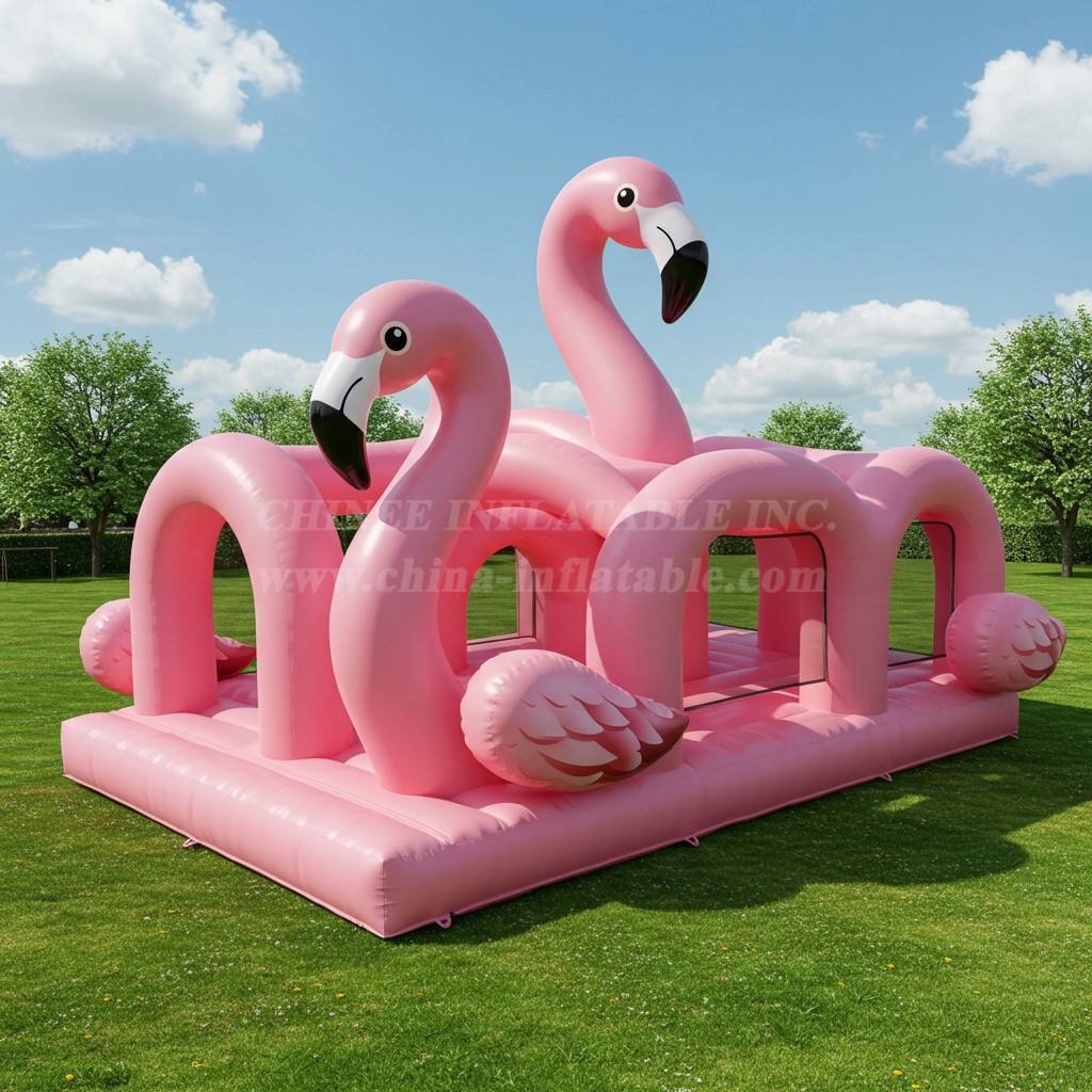 T2-8531 Flamingo Inflatable Bouncer