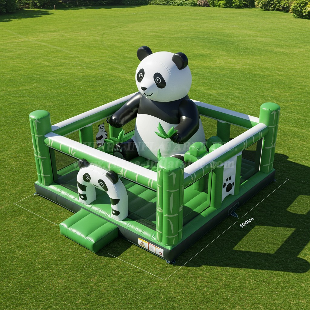 T2-8551 Panda Inflatable Bouncer