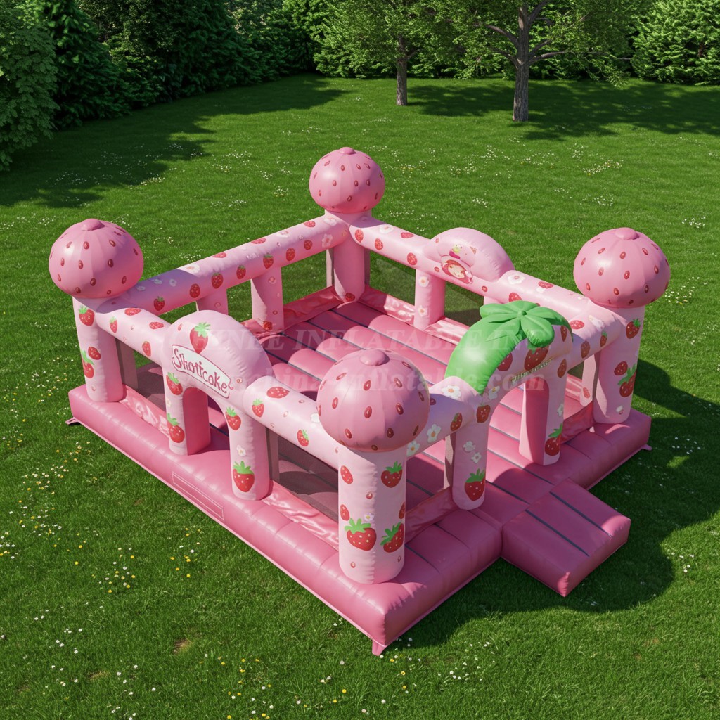 T2-8566 Strawberry Shortcake Inflatable Bouncer