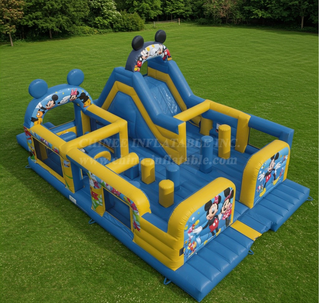 T6-6037 Mickey & Minnie Inflatable Funcity