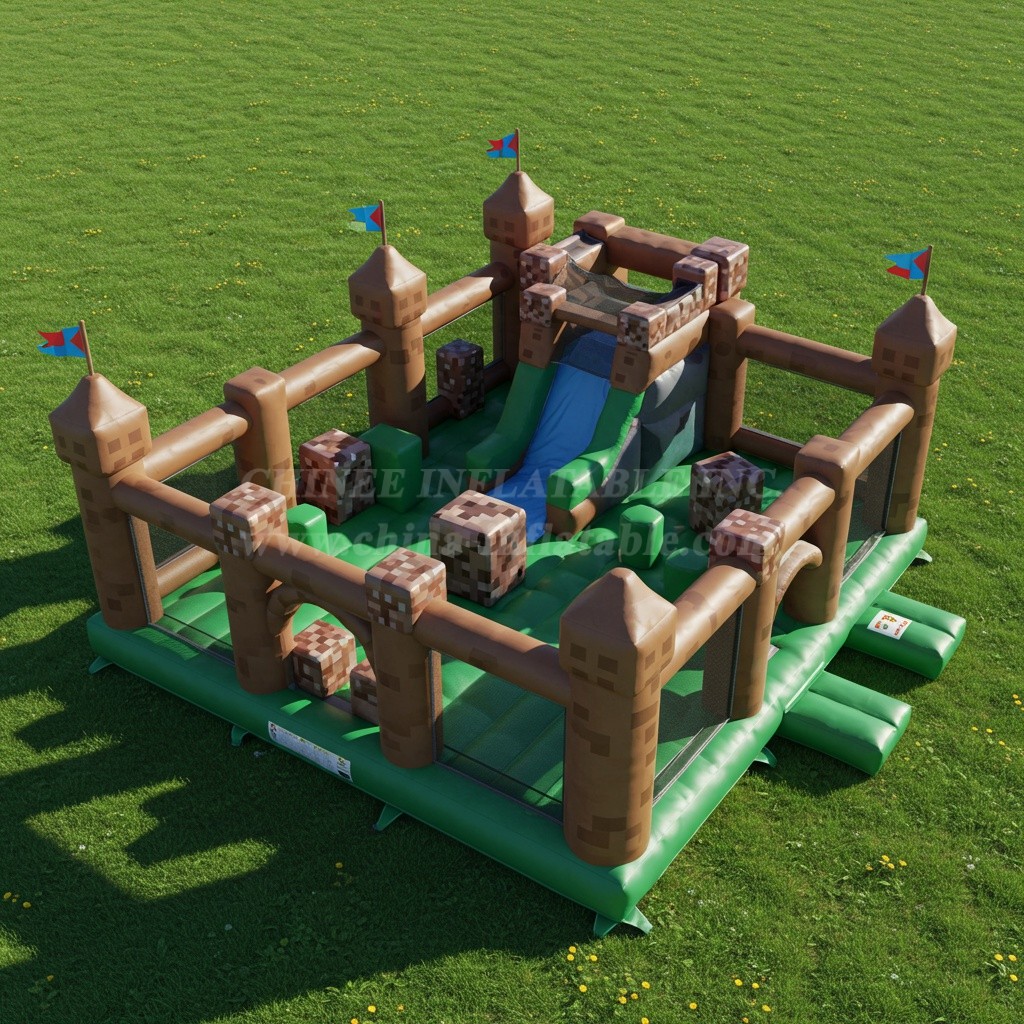 T6-6038 minecraft Inflatable Funcity