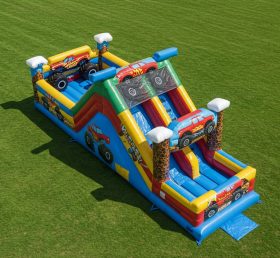 T6-6051 monster trucks inflatable funcity