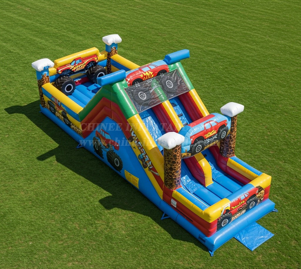 T6-6051 monster trucks inflatable funcity
