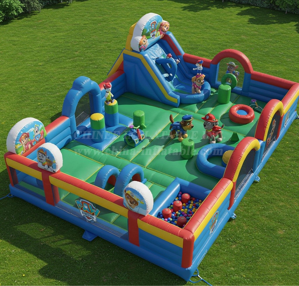 T6-6066 Paw Patrol Inflatable Funcity