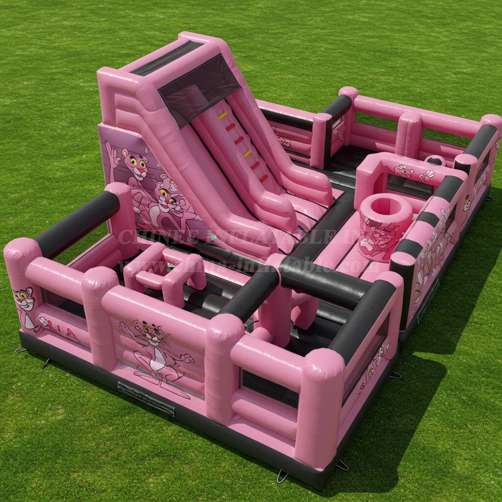 T6-6069 Pink Panther Inflatable Funcity