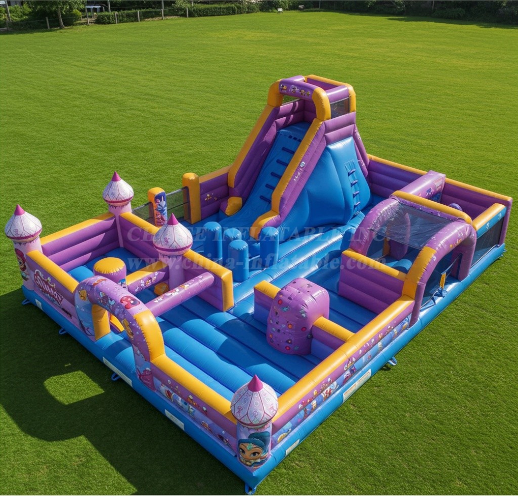 T6-6084 Shimmer & Shine Inflatable Funcity