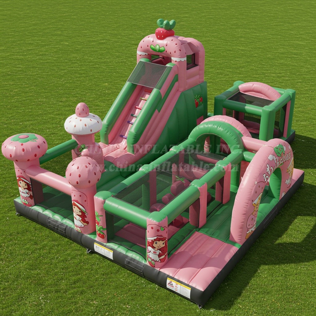 T6-6095 Strawberry Shortcake Inflatable Funcity