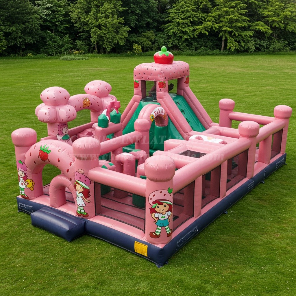 T6-6096 Strawberry Shortcake Inflatable Funcity