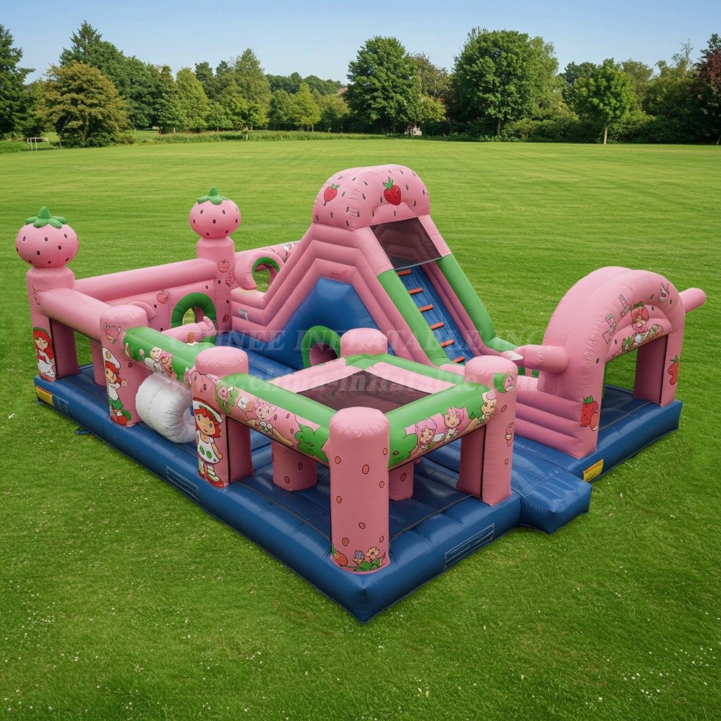 T6-6097 Strawberry Shortcake Inflatable Funcity