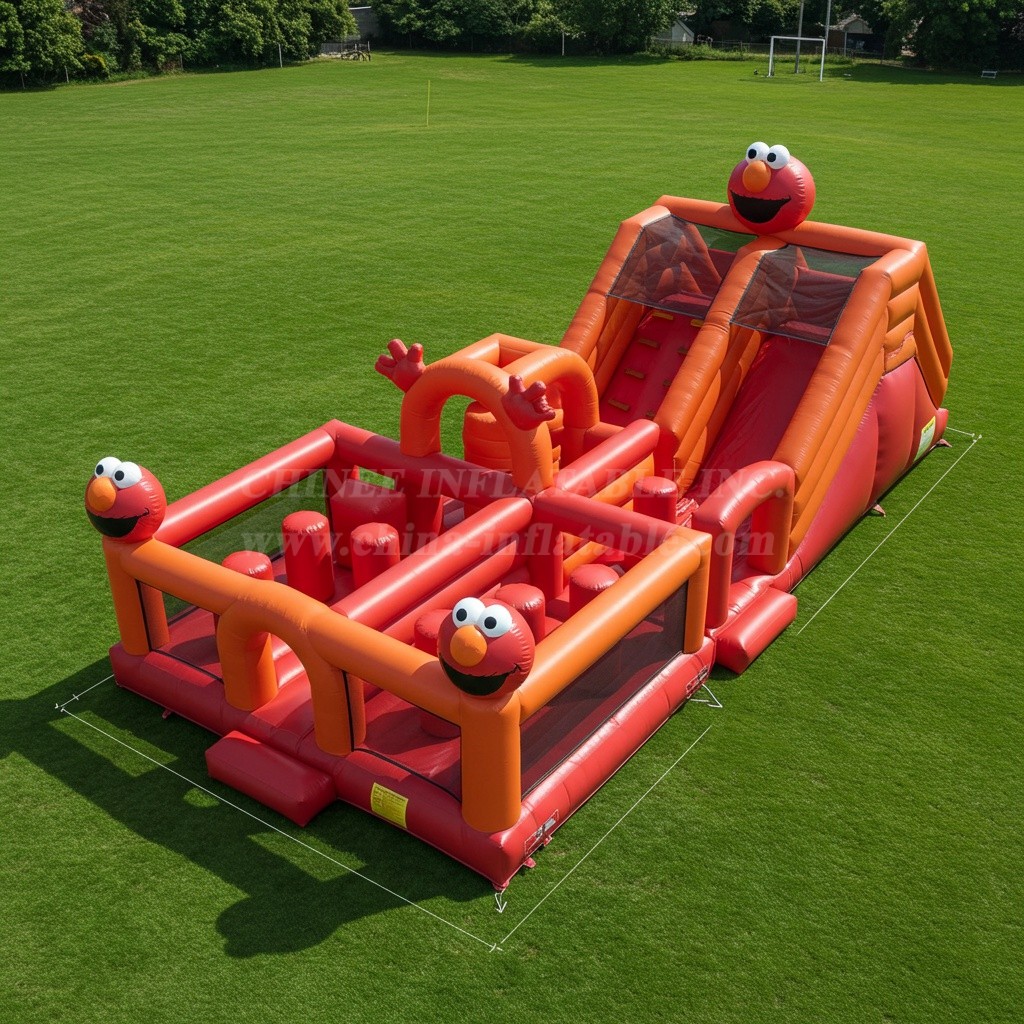 T6-6103 Tickle Me Elmo Inflatable Funcity