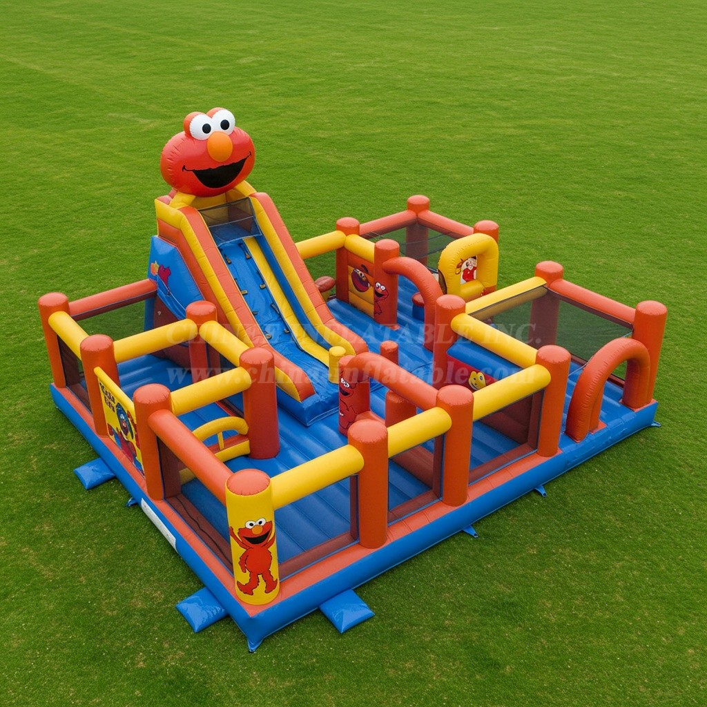 T6-6104 Tickle Me Elmo Inflatable Funcity