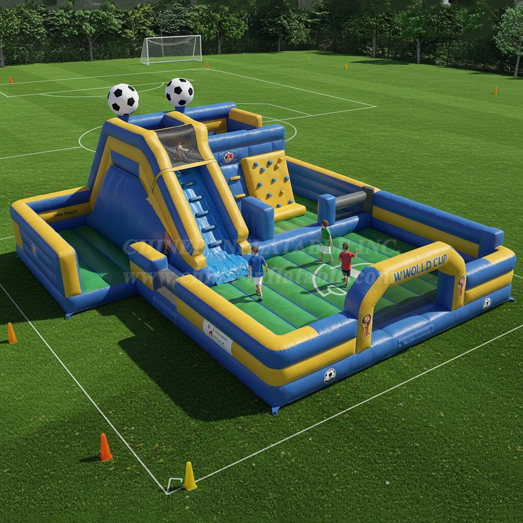 T6-6129 World Cup Inflatable Funcity