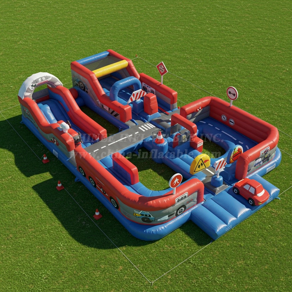 T7-3518 Cars Obstacle Courses