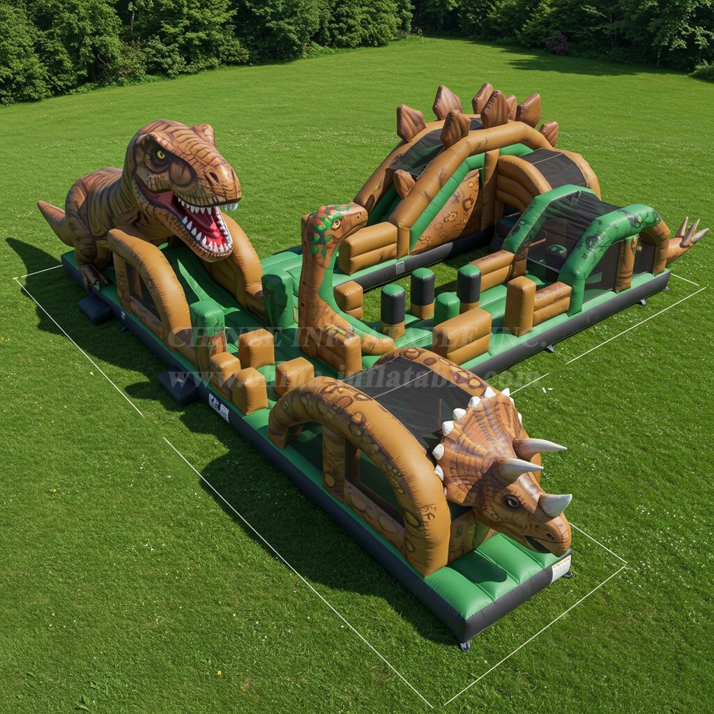 T7-3527 dinosaur Obstacle Courses