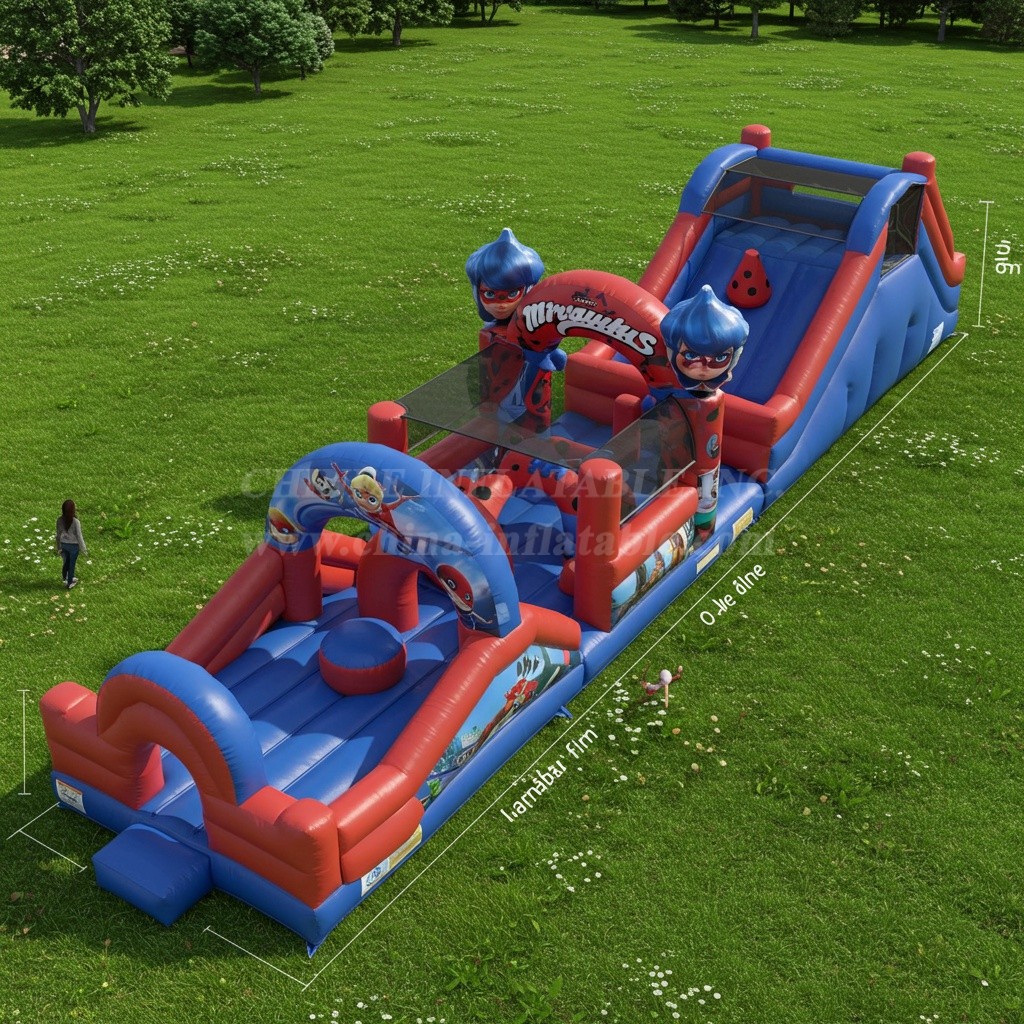 T7-3540 miraculous ladybug Obstacle Courses