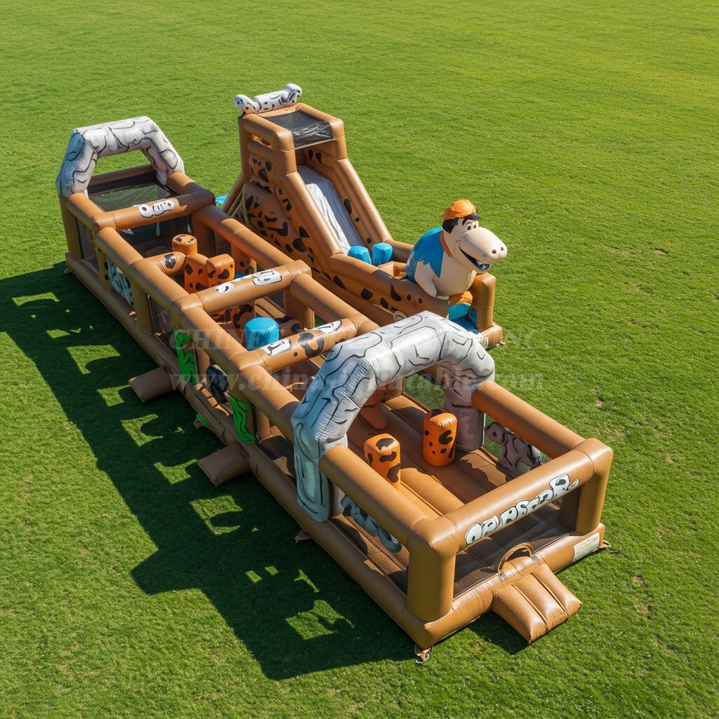 T7-3570 The Flintstones Obstacle Courses