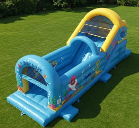 T8-8001 Baby Shark Inflatable Dry Slide