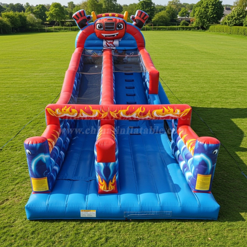 T8-8007 Blaze Monster Inflatable Dry Slide