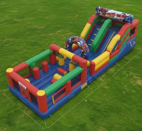 T8-8008 Blaze Monster Inflatable Dry Slide
