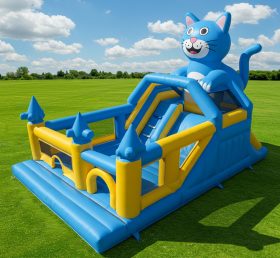 T8-8009 Cat Inflatable Dry Slide