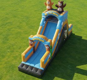 T8-8013 Boonie Bears Inflatable Dry Slide
