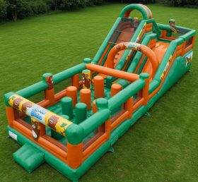 T8-8015 Boonie Bears Inflatable Dry Slide