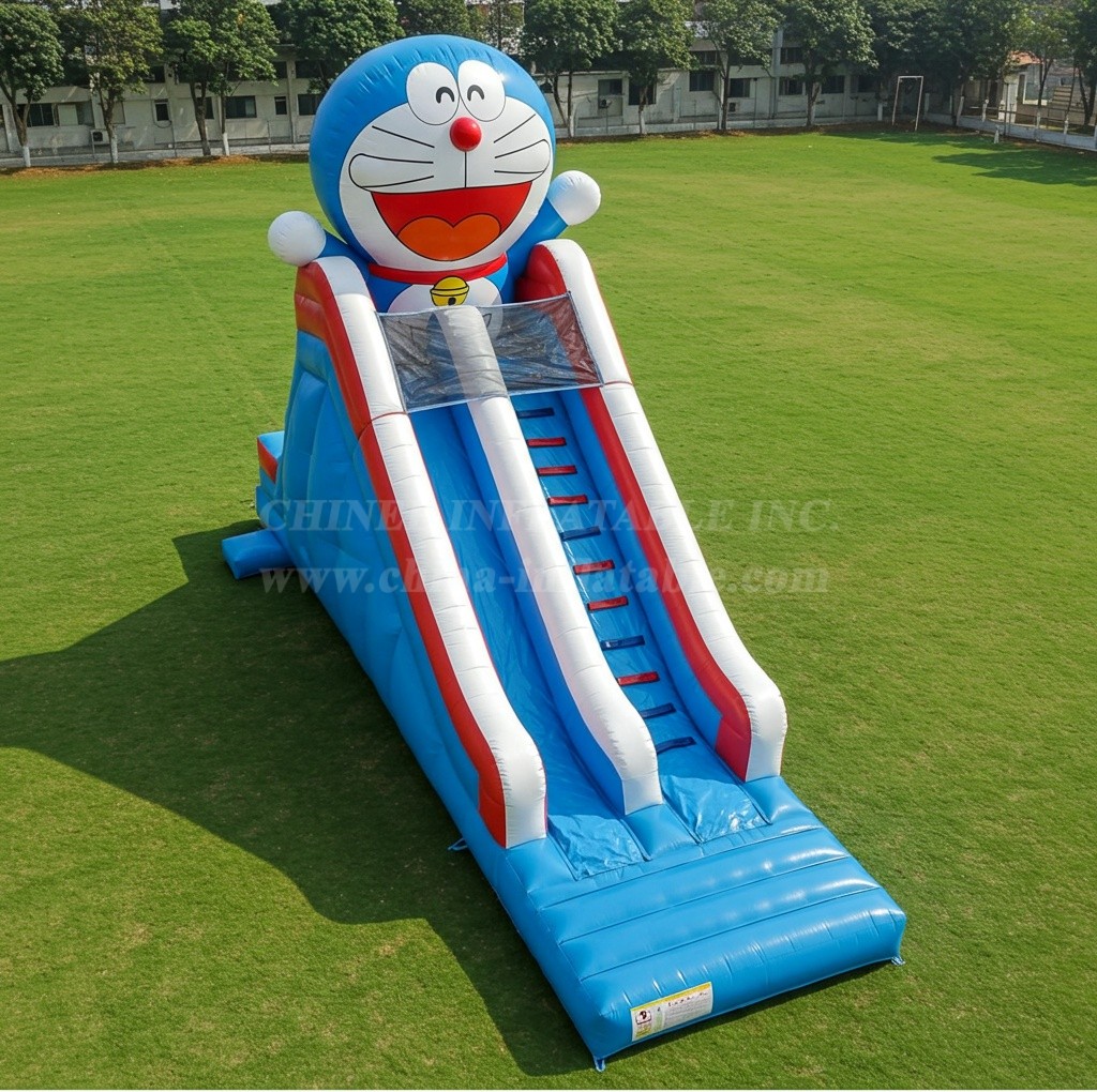T8-8024 Doraemon Inflatable Dry Slide