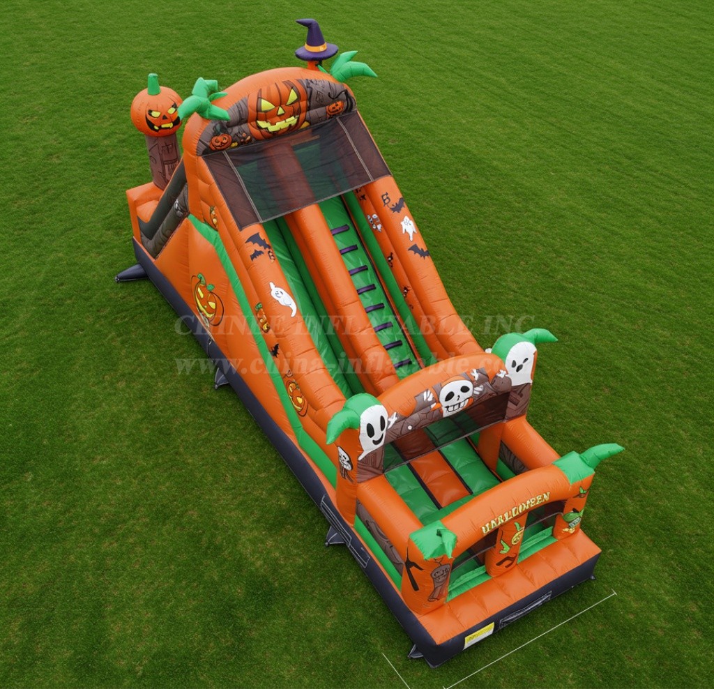 T8-8030 halloween Inflatable Dry Slide