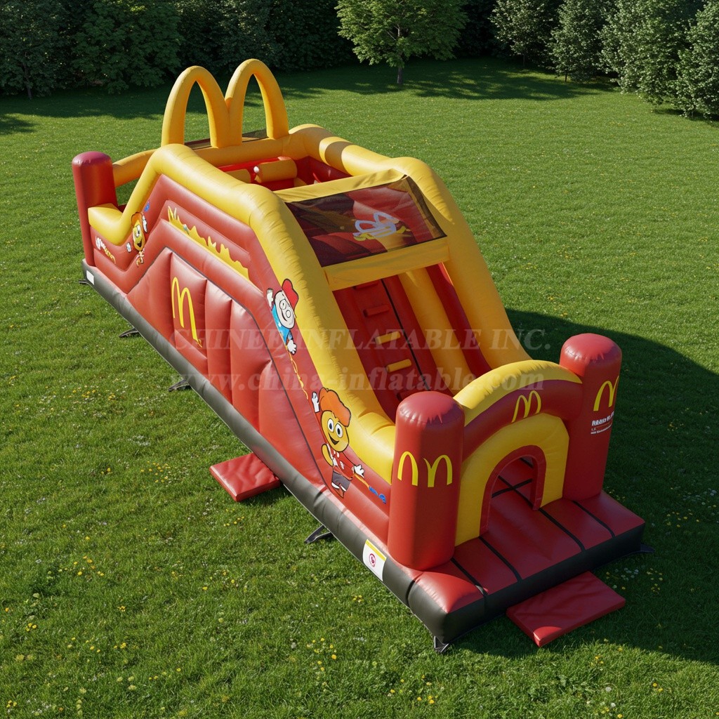 T8-8031 Mcdonald Inflatable Dry Slide