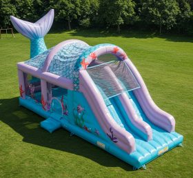T8-8033 Mermaid Inflatable Dry Slide