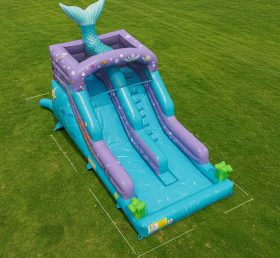T8-8034 Mermaid Inflatable Water Slide