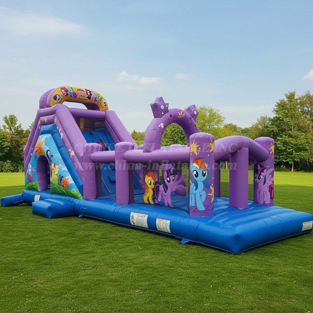 T8-8039 My Little Pony Inflatable Dry Slide