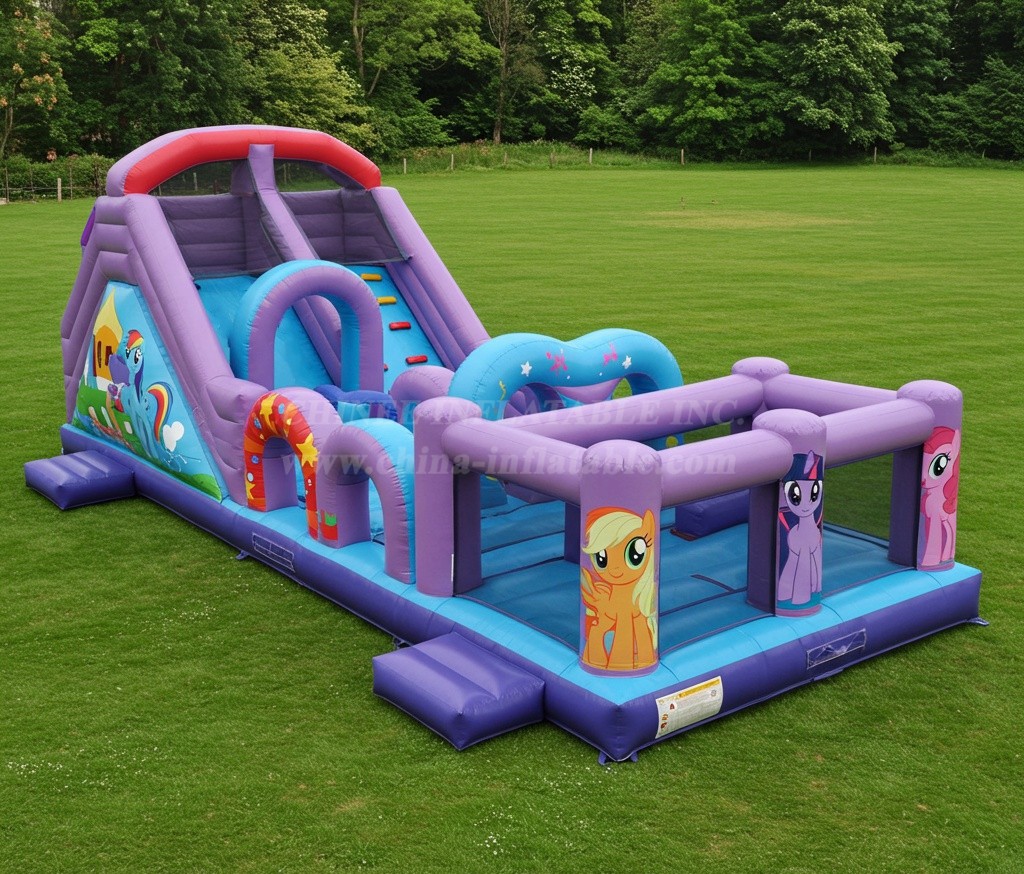 T8-8040 My Little Pony Inflatable Dry Slide