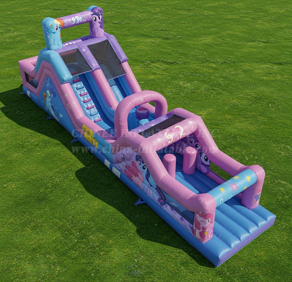T8-8042 My Little Pony Inflatable Dry Slide