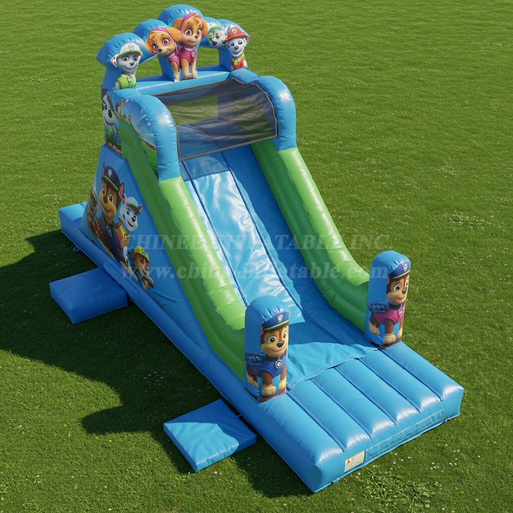 T8-8045 Paw Patrol Inflatable Dry Slide