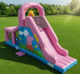 T8-8047 Peppa Pig Inflatable Dry Slide