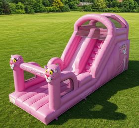 T8-8049 Pink Panther Inflatable Dry Slide