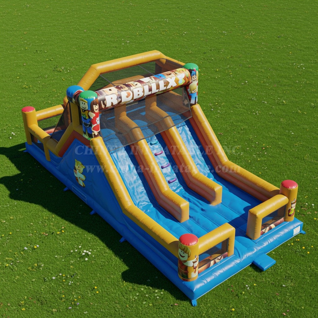 T8-8051 Roblox Inflatable Dry Slide