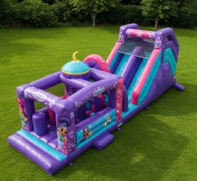 T8-8056 Shimmer & Shine Inflatable Dry Slide
