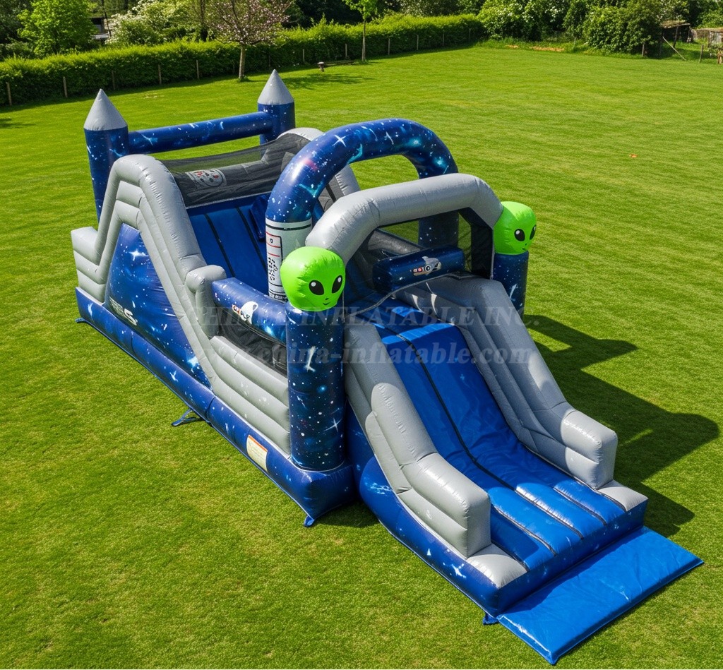 T8-8057 Space Inflatable Dry Slide