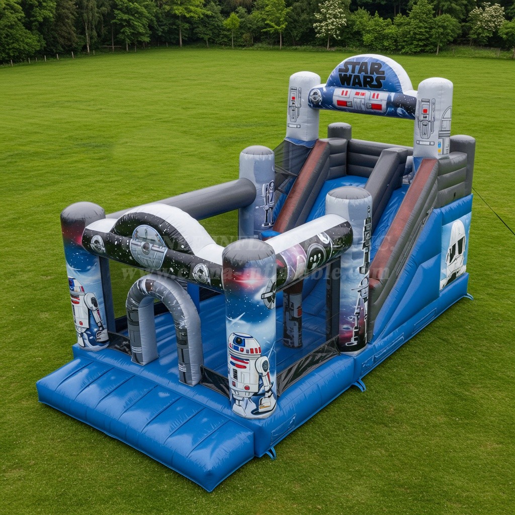 T8-8061 Star Wars Inflatable Dry Slide