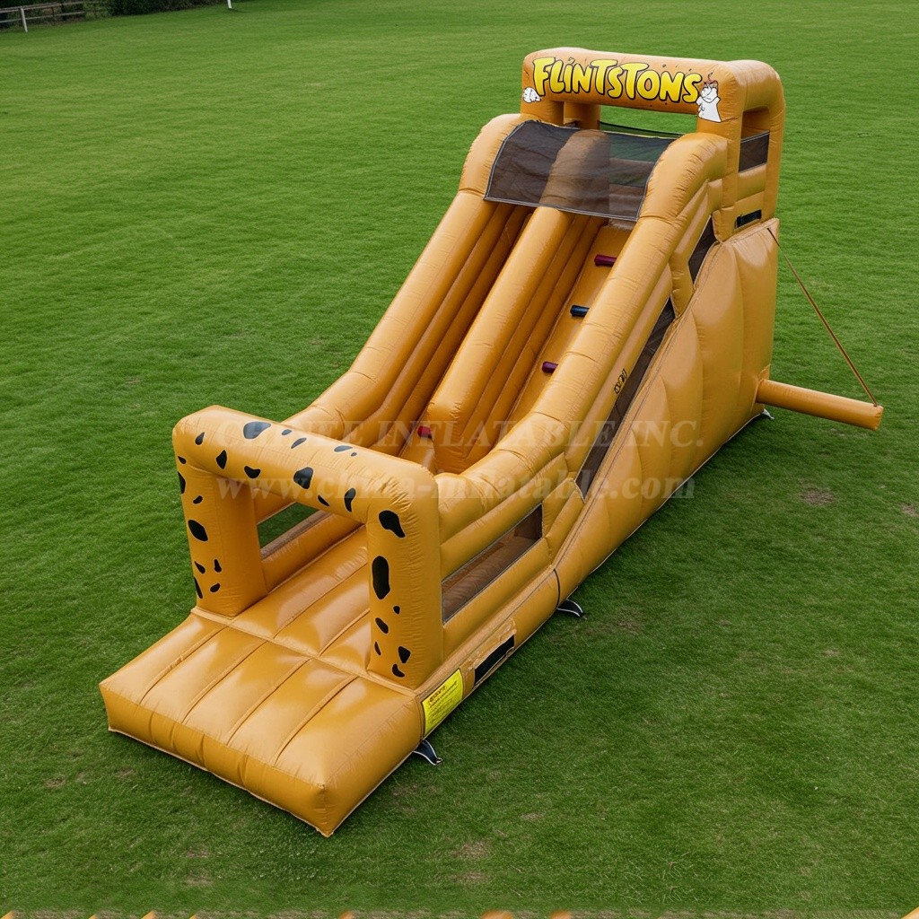 T8-8062 The Flintstones Inflatable Dry Slide